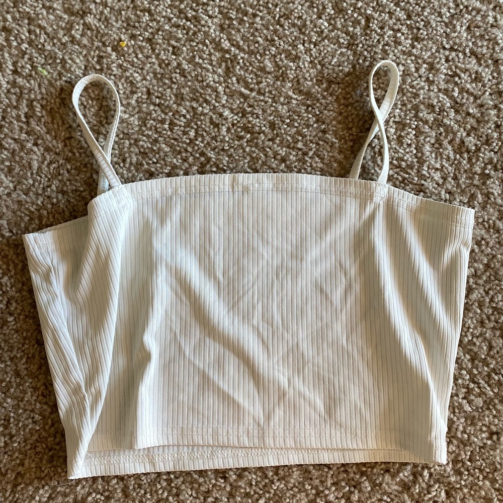 White Crop Top